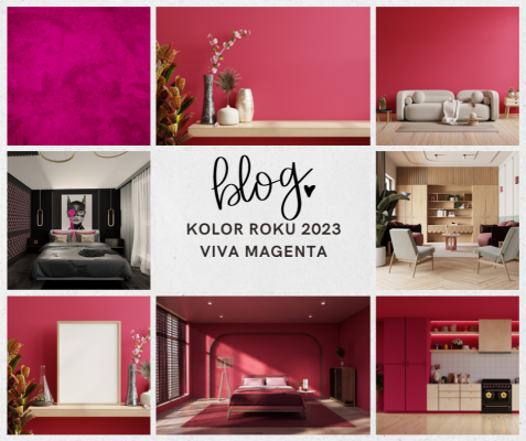 Kolor roku 2023 Viva Magenta - czy wiesz jak użyć go we wnętrzu? Poradnik projektantów