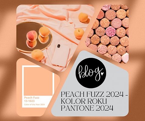Peach Fuzz 2024 – kolor roku Pantone 2024