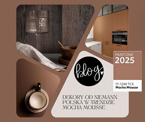 Dekory Niemann Polska wpisujące się w trend Mocha Mousse
