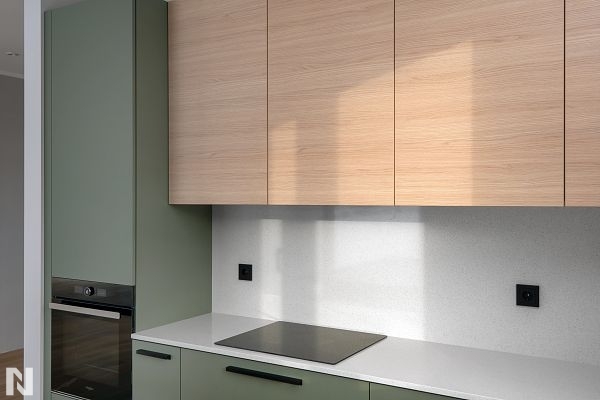 Meble kuchenne - Virtuves - Acrylux Mat - Oliwkowy Metalik 8856