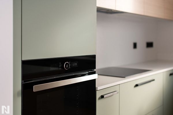 Meble kuchenne - Virtuves - Acrylux Mat - Oliwkowy Metalik 8856