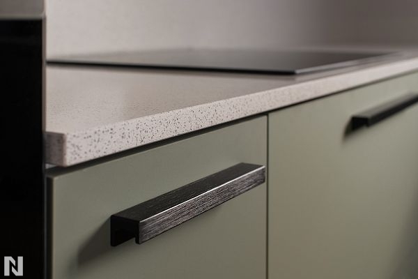 Meble kuchenne - Virtuves - Acrylux Mat - Oliwkowy Metalik 8856