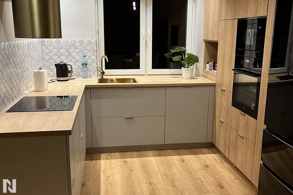 Jasnoszary Mat 85468 - realizacja Fox Meble