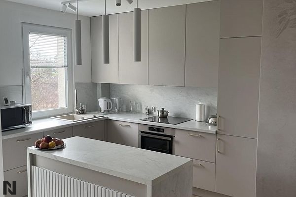 Acrylux Mat Anti-fingerprint 85468M Jasnoszary - realizacja Fox Meble