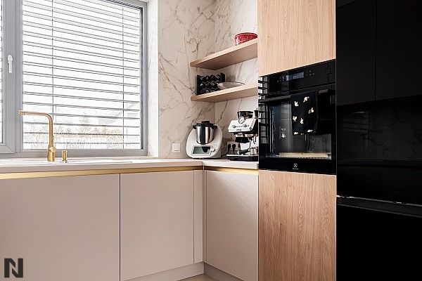 Acrylux Mat Anti-fingerprint 85468M Jasnoszary - realizacja Meble Adamkiewicz