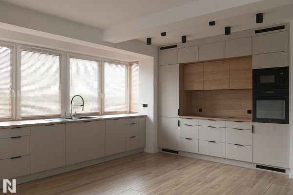 Acrylux Mat AFP Jasnoszary 85468M - matowe fronty - realizacja Gruby Wiór